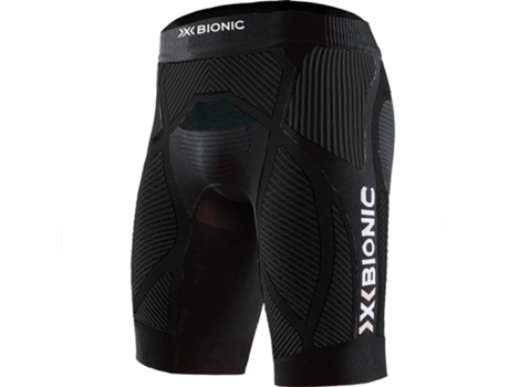 Pantalones Ajustados para Hombre X-BIONIC Malla Corta The Trick G2 Negro para Corrida (XXL)