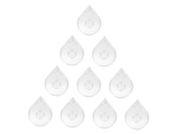 Dispensador para 10 cintas acrílicas para uñas con organizador para evitar enredos, ideal para salones de belleza y proyectos de bricolaje. GOKOCO