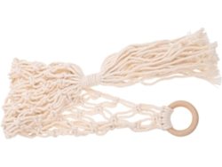 Cesta Colgante De Macramé Para Frutas Y Verduras, Cesta De Almacenamiento Decorativa