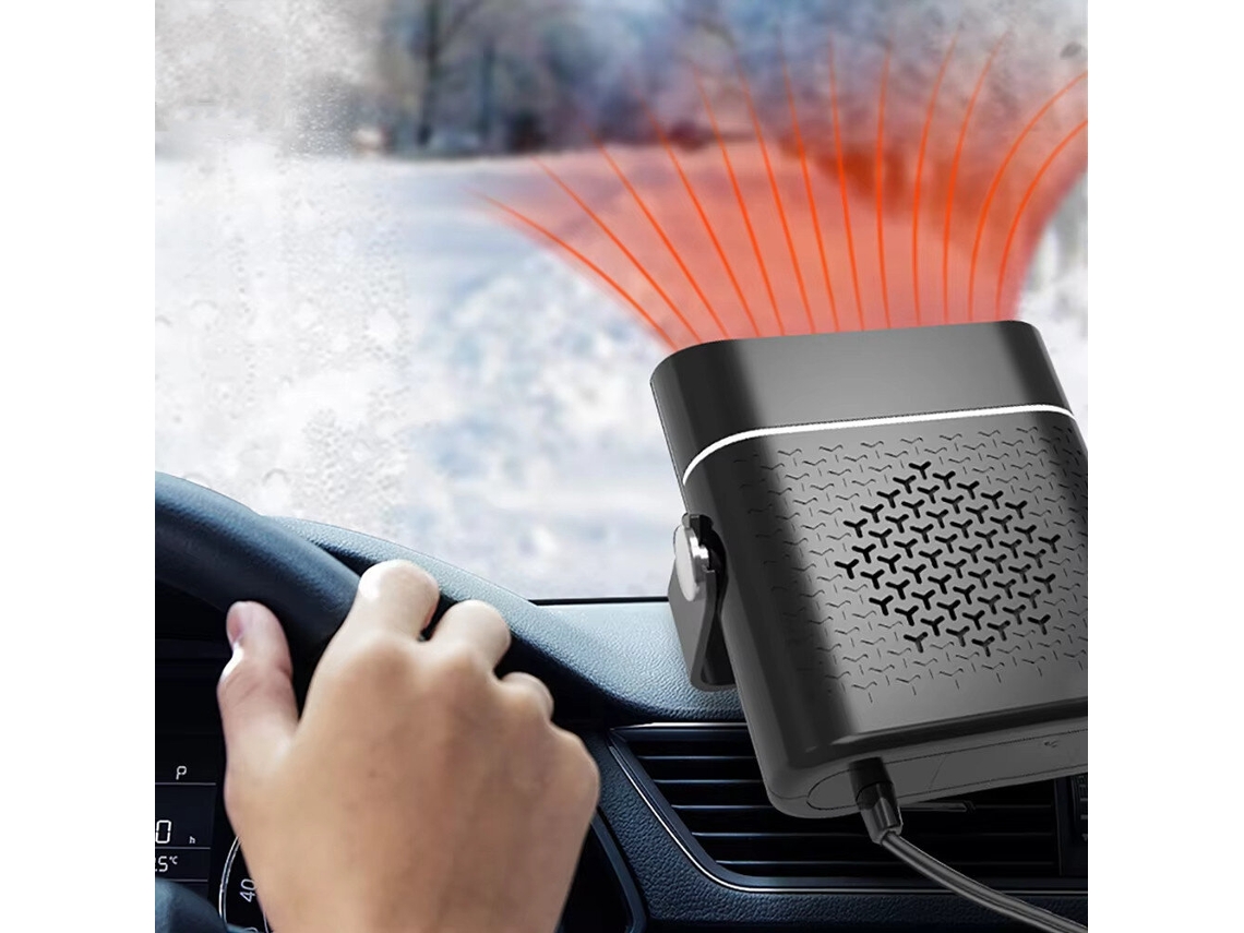 Aquecedor Portátil Ipree 360 ​​graus Para Carro Caminhão E Outros Veículos Em Abs Com Ventilador De Aquecimento E Resfriamento 12v/24v (branco)