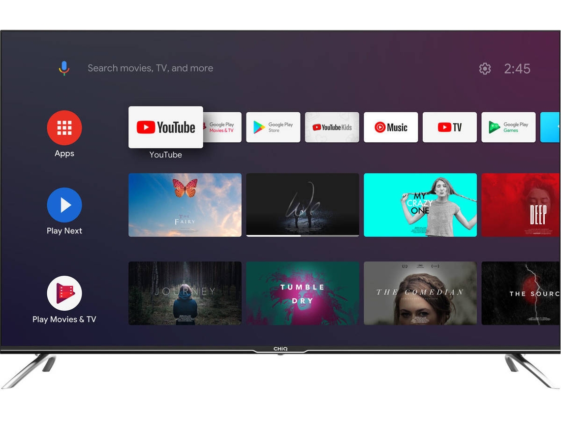 TV CHIQ Android U55G7U (LED - 55'' - 140 cm - 4K Ultra HD - Smart TV