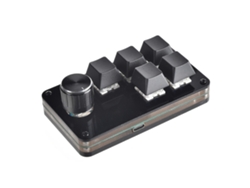 Teclado mecánico de programación macro, teclado de 2/3/4/5 teclas, 1 botón, mini botón de intercambio en caliente, teclado para juegos DIY Everley891