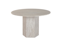 Mesa Redonda Comedor Granito Mdf 120x120x75cm