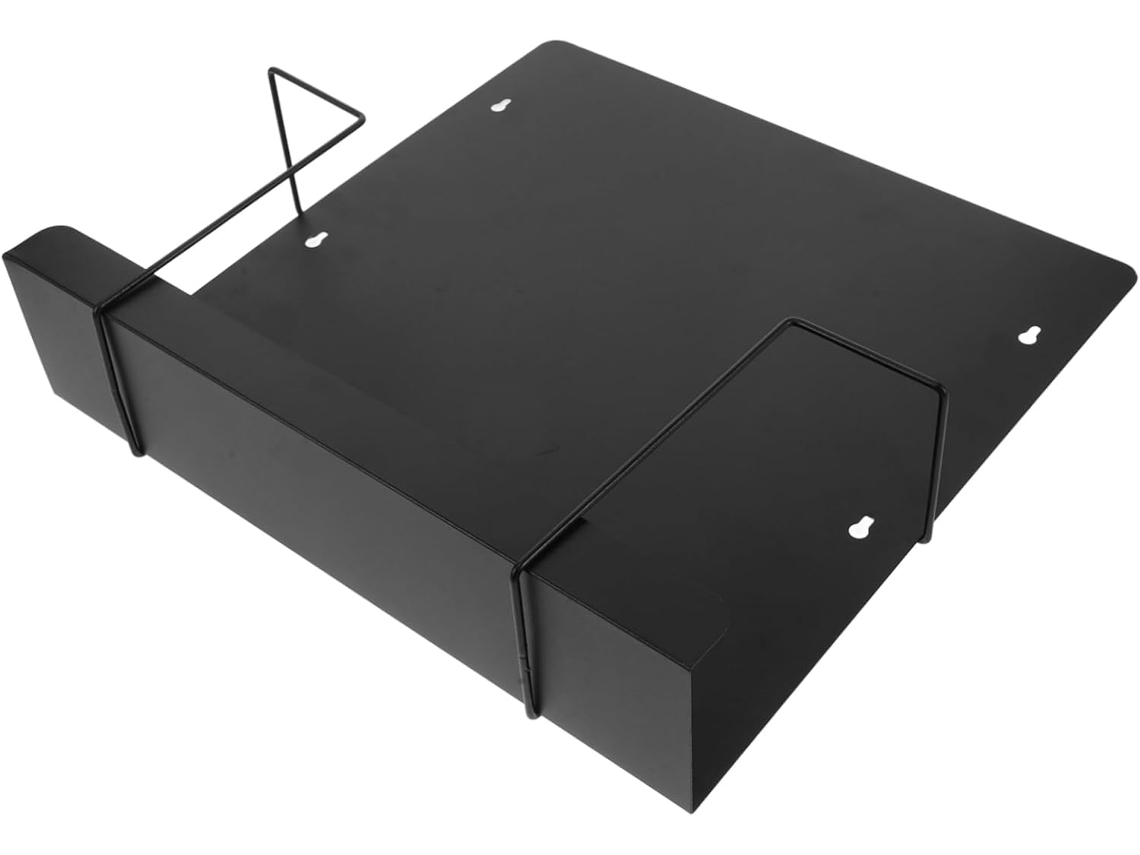 Estantería Metálica De Pared Para Guardar Discos De Vinilo, Con Un Elegante Diseño Minimalista.