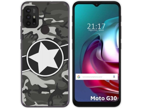 Carcasa Motorola Moto G10 / G30 TUMUNDOSMARTPHONE Camuflaje 02 Multicolor