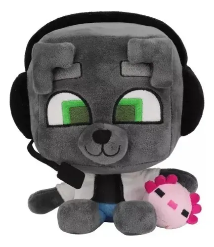 Bobicraft Lobo De Pelúcia Pequeno / Axolote De 25 Cm Para Criançasvayotoy