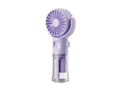 Ventilador Nebulizador Usb Portátil, 4 Velocidades, Funcionamiento Silencioso, Ideal Para Humidificar El Ambiente En Casa, En La Oficina Y A