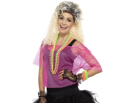 anfitriona Gato de salto limpiar Disfraz de Mujer DISFRAZZES Top De Rejilla Años 80 Rosa (Talla: XL - 44/48)  | Worten.es