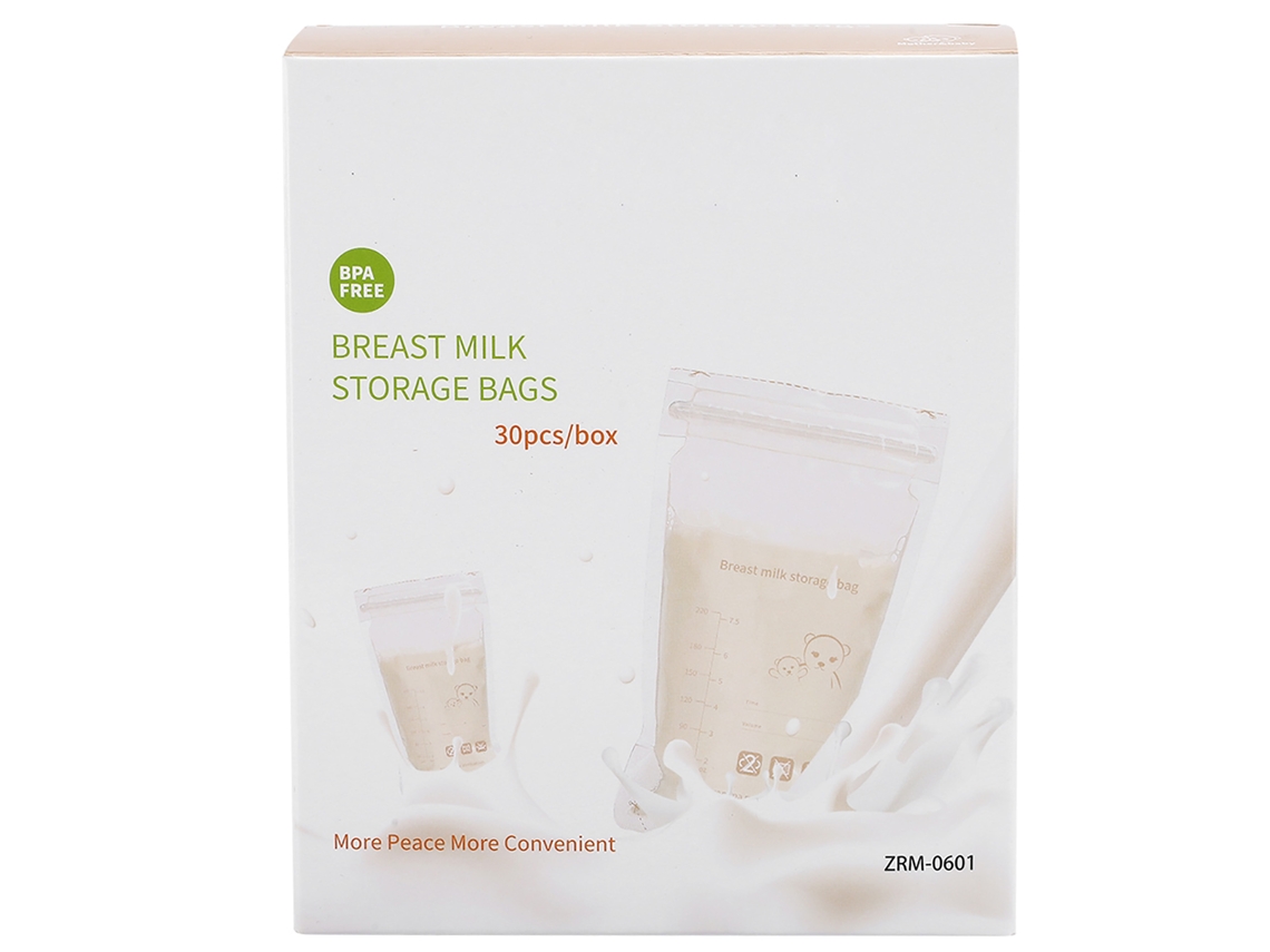 30 Bolsitas Para Almacenar Leche Materna De 220 Ml, A Prueba De Fugas Y De Gran Capacidad.