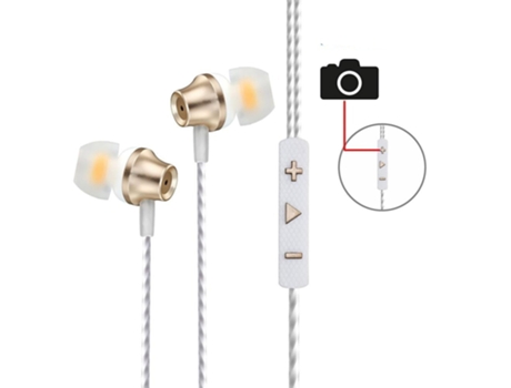 Auriculares con Cables SLOWMOOSE (Oro sin Pack)