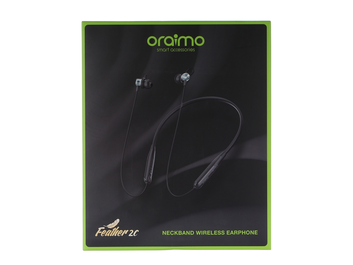 Auriculares Inalámbricos Intrauditivos Oraimo Feather-2c Con Banda Para El Cuello, Bluetooth 5.0 Y Micrófono.