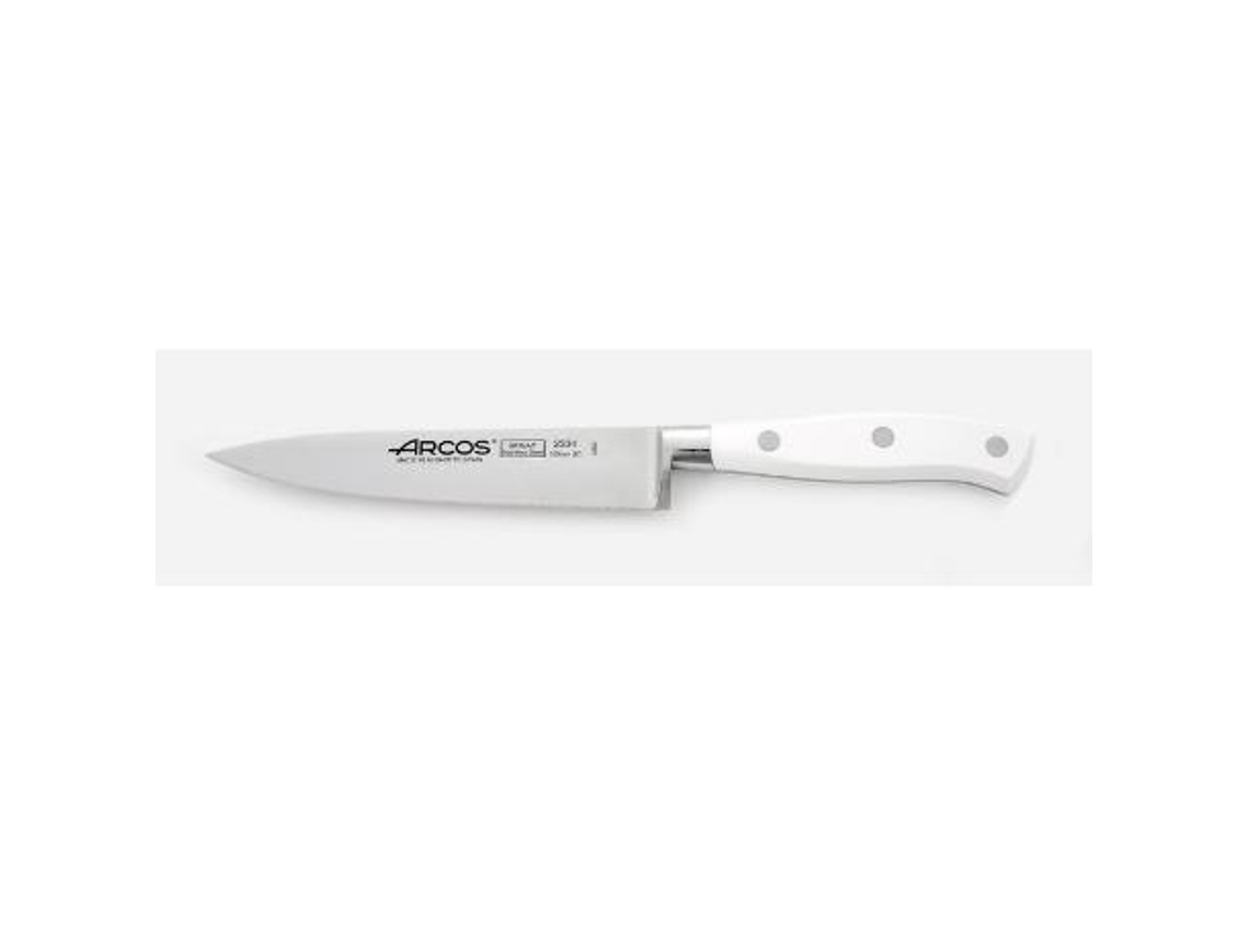 Arcos m-pom.233424-bl cuchillo blanco cocinero hoja inox 150 mm.