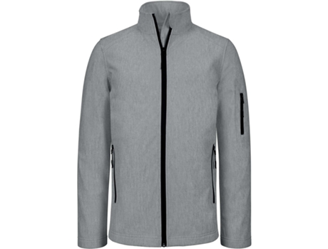 Chaqueta para Hombre KARIBAN Softshell Gris para Fitness (3XL)