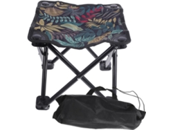 Alipis Taburete Plegable Portátil Para Acero Resistente Ideal Camping