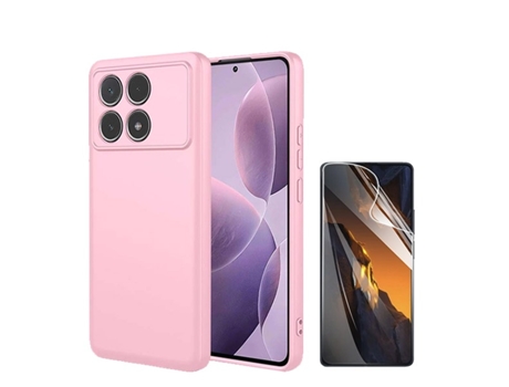 Protector de Pantalla Full Cover Frente para Xiaomi Xiaomi Poco F6 Pro PHONECARE Rosa