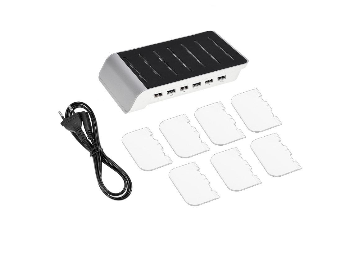 Base De Carga Usb (carga De 6 Puertos, Salida De 10.2a)