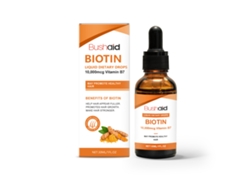Gotas de suplemento oral de biotina para el crecimiento del cabello
