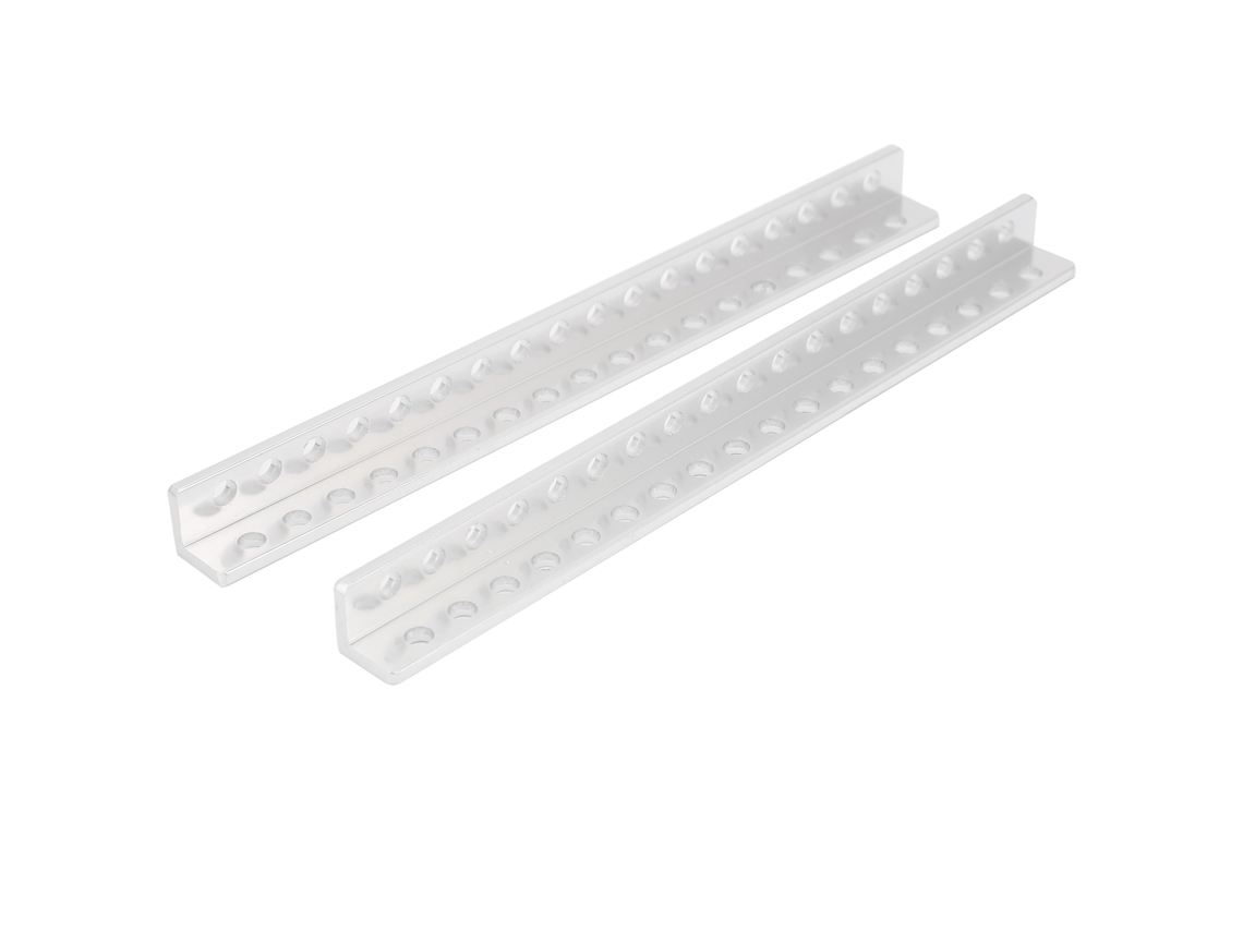 Pieza L-beam De Aluminio Con 18 Agujeros 12x12x152mm Para Robots, Kit Diy, Accesorios Robóticos