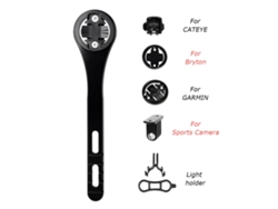Soporte Para Ciclocomputador Garmin/cateye/bryton Con Soporte Para Cámara Y Linterna, Para Bicicletas De Carretera.