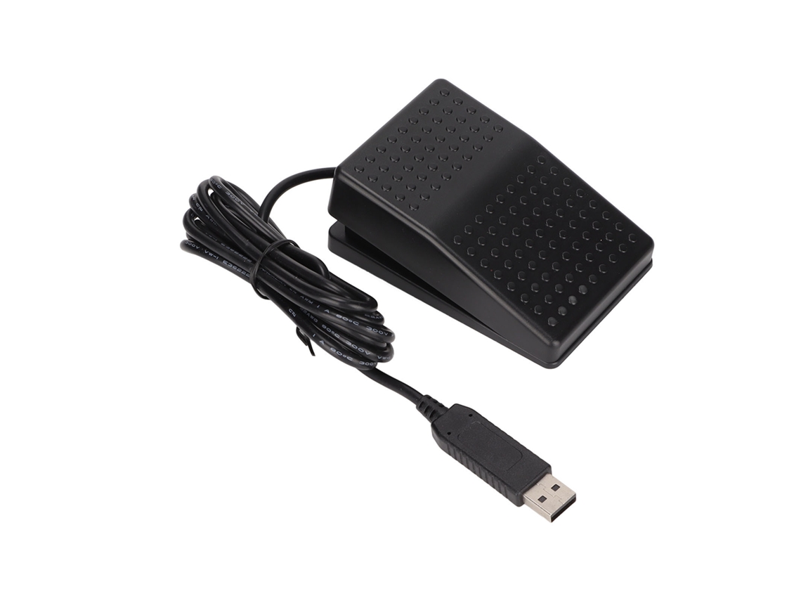 Baoj-2026pedal De Pie Usb Con Luz Indicadora Switch Mecánico Hid Programable Para Teclado Ratón Pc