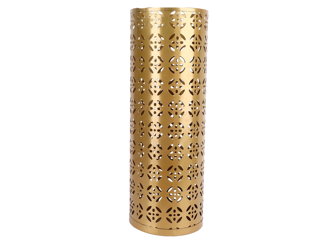 VIVILIYYA Suporte De Guarda Chuva De Metal Para Entrada, Toque Moderno E Elegante, Revestimento Durável À Prova Dágua, Design Com Padrão Vazado, Organizador Au