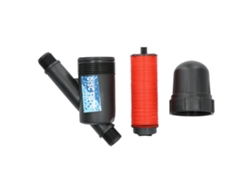 Filtro de disco de 3/4 para filtración de riego por goteo agrícola, extraíble y lavable para purificación de agua.