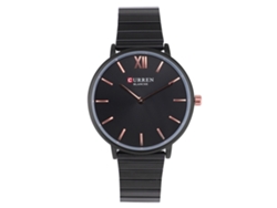 Reloj De Pulsera Analógico De Cuarzo Para Mujer Con Esfera Redonda, Moderno Y Resistente Al Agua.
