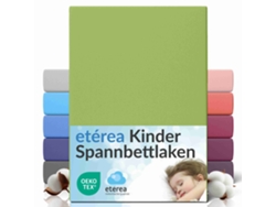 Sábanas Ajustables Etérea Elástico Colchones Hasta 25 Cm 60x120 - 70x140 Cm Jade