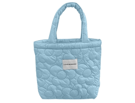 Bolso ZMDECQNA Color Caramelo Lay Sencillo Lonchera Algodón Azul