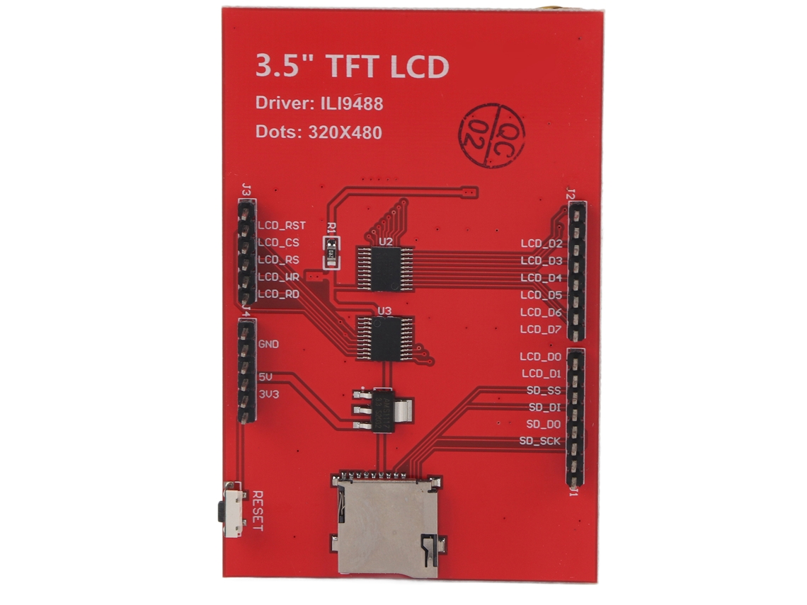 Módulo De Pantalla Lcd Touch Tft De 3.5 Pulgadas 480x320 Para Placa
