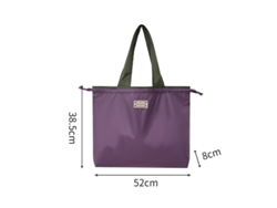 Bolsa de almacenamiento plegable y reutilizable de gran capacidad Digitallab (morada)