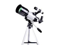 Telescopio de soporte SZSMART F30070M 70/300mm con observador de estrellas - blanco