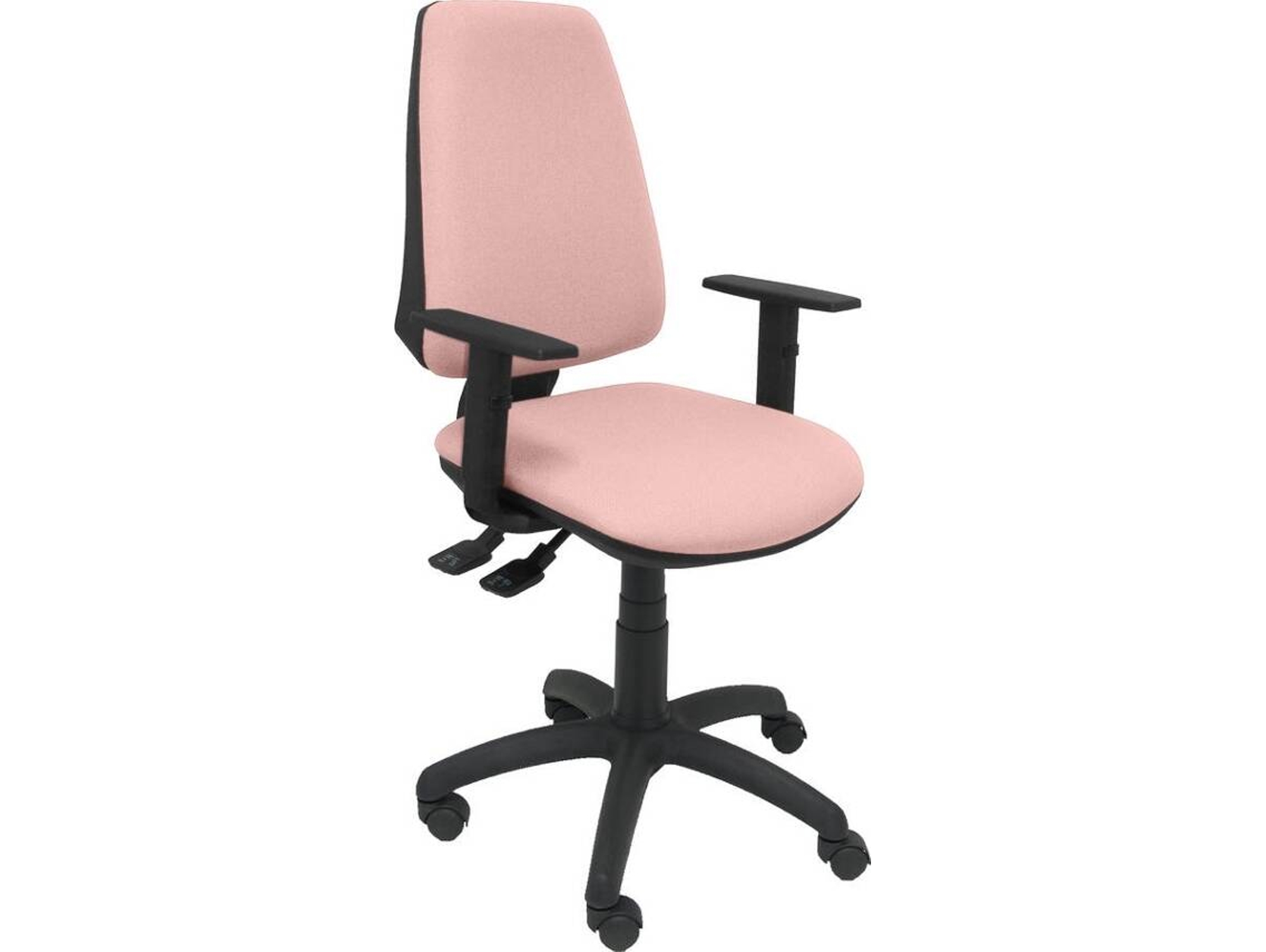 Silla de Escritorio Operativa PYC Elche S Rosa BA (Brazos Ajustables - Tejido)