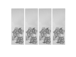 4pcs Carpetas De Embossing Con Patrón De Flores Plantillas Diy Para Tarjetas Y Scrapbooking