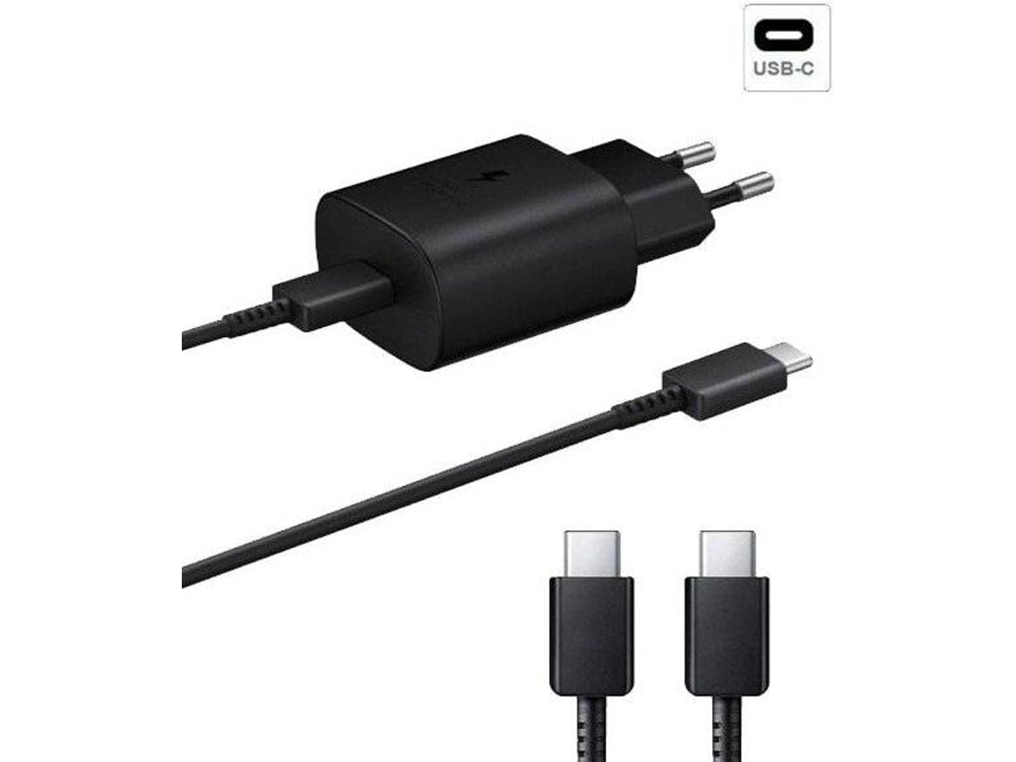 Kit De Base Do Cabo De Carregamento Rápido Usb-c De 45 W Para O Samsung Galaxy A32 5g (preto)*