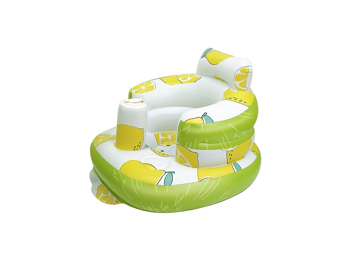 Silla inflable para bebé, diseño de limón. Presa