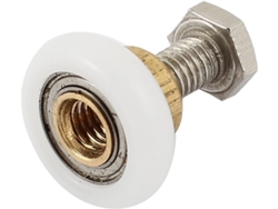 Accesorio Para Armario: Rodillo De Disco De Nailon Blanco De 19 Mm