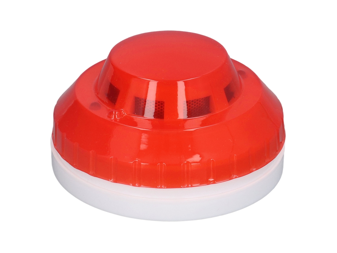 Detector de humo fotoeléctrico con cable y alarma contra incendios para hogares, hoteles y fábricas (CC 12-24 V, otros)