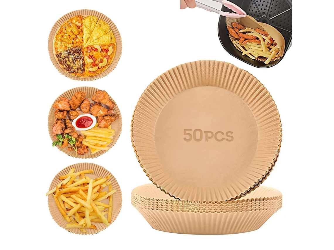 Forro de Papel Descartável Airfryer GERTIZ V001 50 Pcs