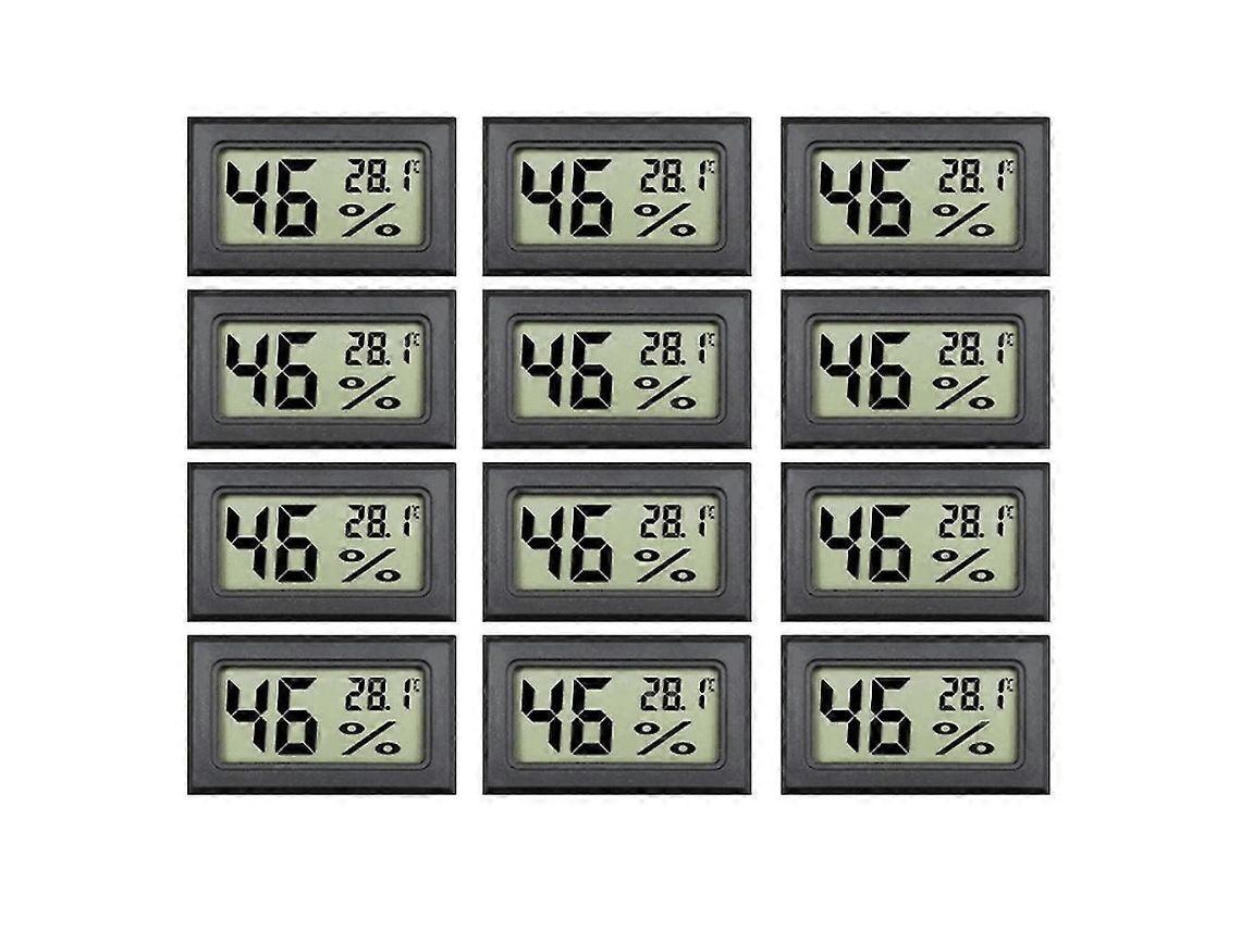 Termômetro E Higrômetro Digital Fahrenheit Para Estufa