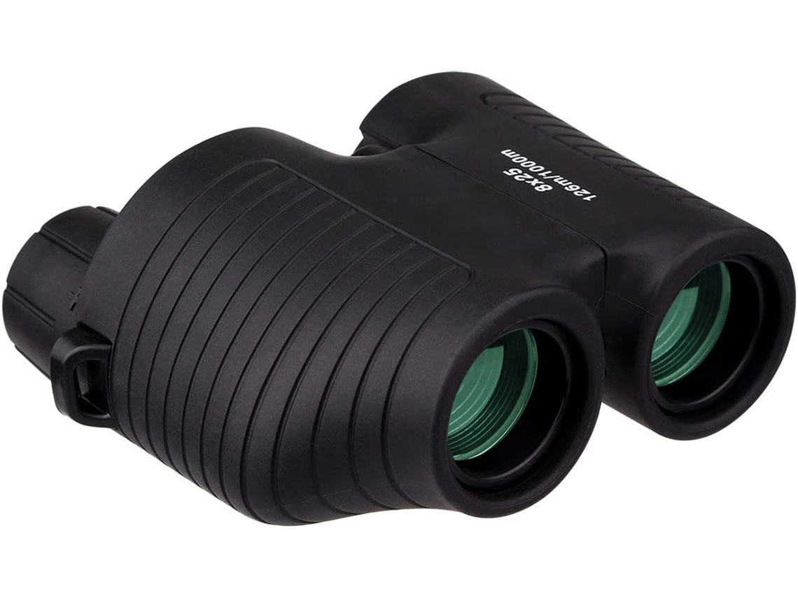 Prismáticos de 8x25 mm para deportes y conciertos, con enfoque automático, color negro Yizhood