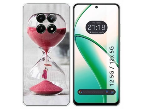 Funda Diseño Reloj para Realme 12 5G 12X 5G TUMUNDOSMARTPHONE Silicona Multicolor