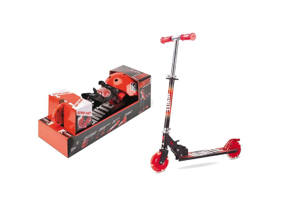 Patinete 2 Ruedas Luzcascoprotecciones Mondo