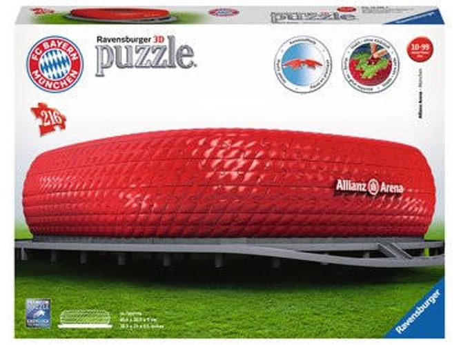 Puzzle 3D RAVENSBURGUER Alianz Arena (216 Piezas)