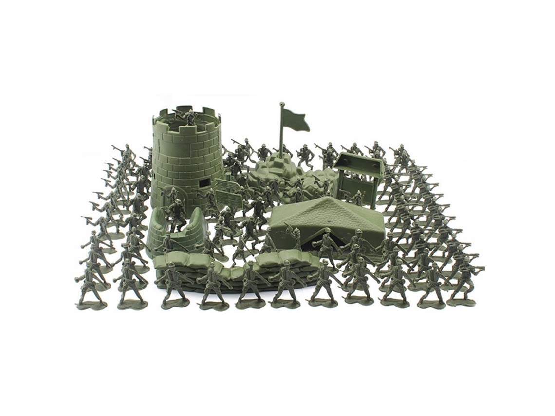 Set De Figuras De Acción De Soldados En Miniatura Con Accesorios Para Niños.