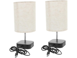 Lámpara De Noche Led Usb Suave De 2 Piezas Para Dormitorio