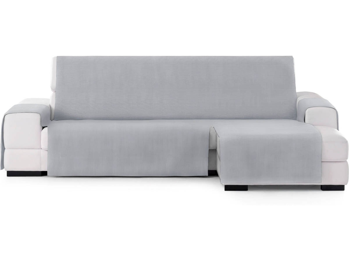 Funda Chaise Longue TODOPARAMICASA Levante Gris (Brazo Derecho -  290 cm)