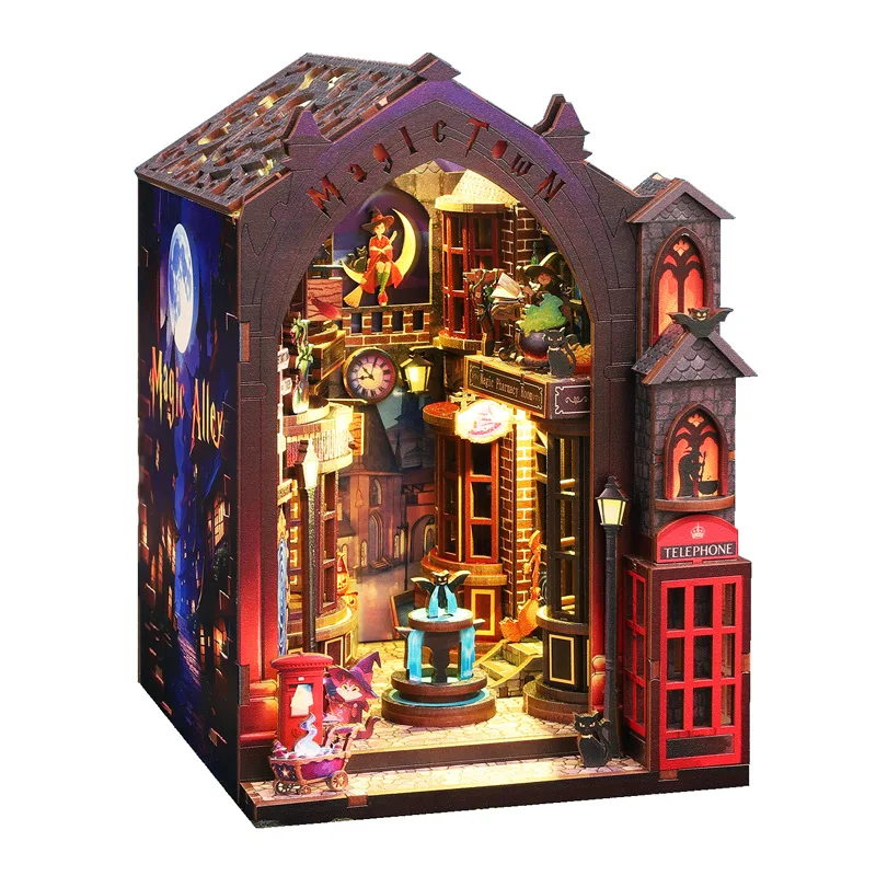 Conjunto de rincón mágico 3D inmersivo para casa de muñecas (miniatura)