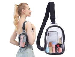 2026-bolsa Transparente Unisex Con Correa Ajustable Para Hombro O Cruzada Aprobada Para Estadios