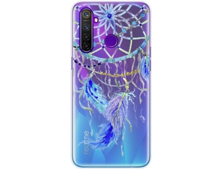 Carcasa Realme 5 Pro TUMUNDOSMARTPHONE Dibujos Transparente Multicolor